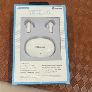VIBEZ AIR True Wireless Earphones - White